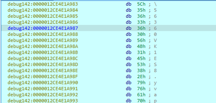 Next stage payload file path