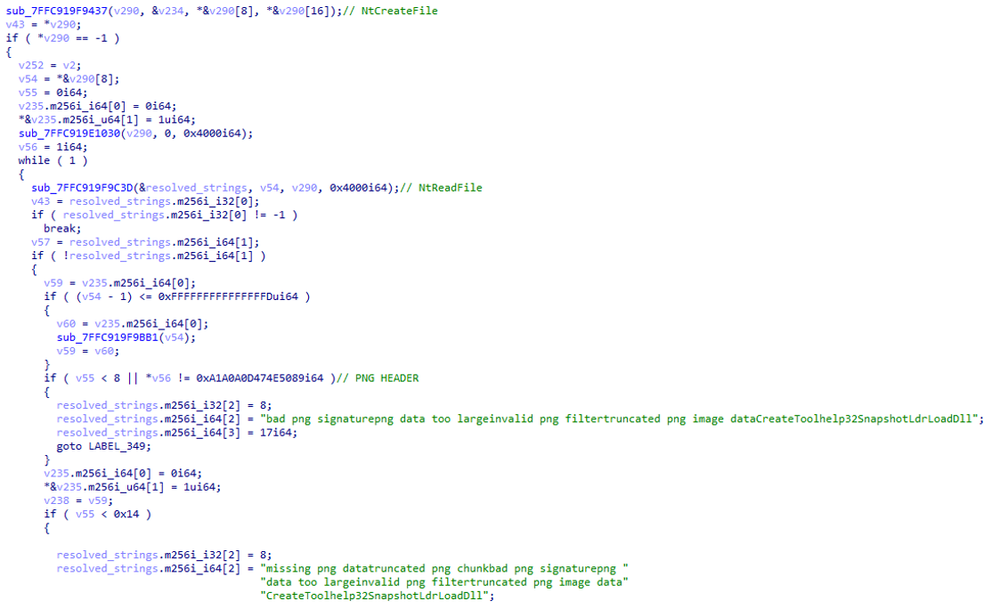 Validating and reading of PNG file