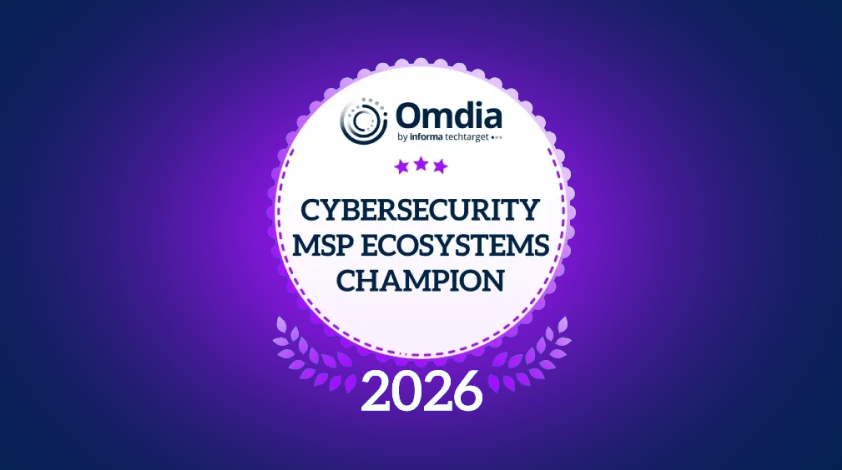 Omdia Champion in Cybersecurity MSP Ecosystems Leadership Matrix 2026 →
