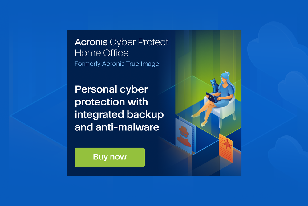 Acronis Cyber Protect Home Office Banner set 1