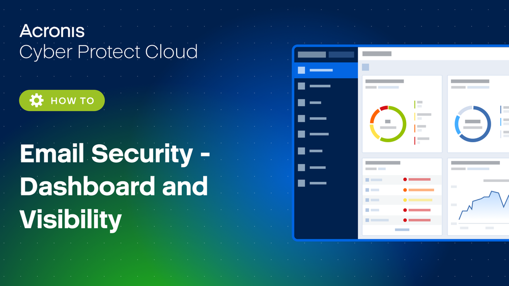 Discover how to monitor and manage email security threats across all your clients using the Acronis Email Security dashboard.