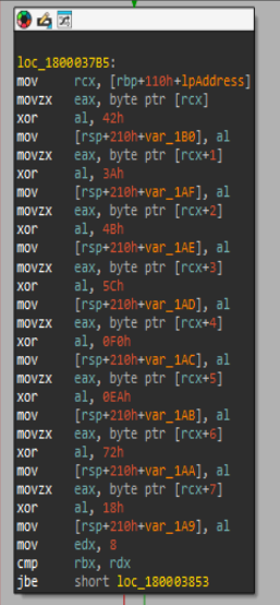 Figure 13: XOR Key Derivation