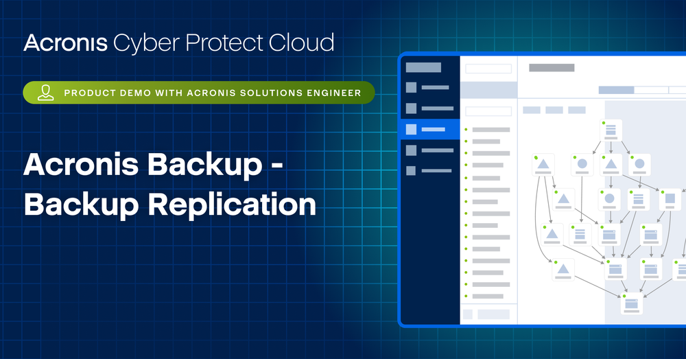 Acronis Backup - Backup Replication