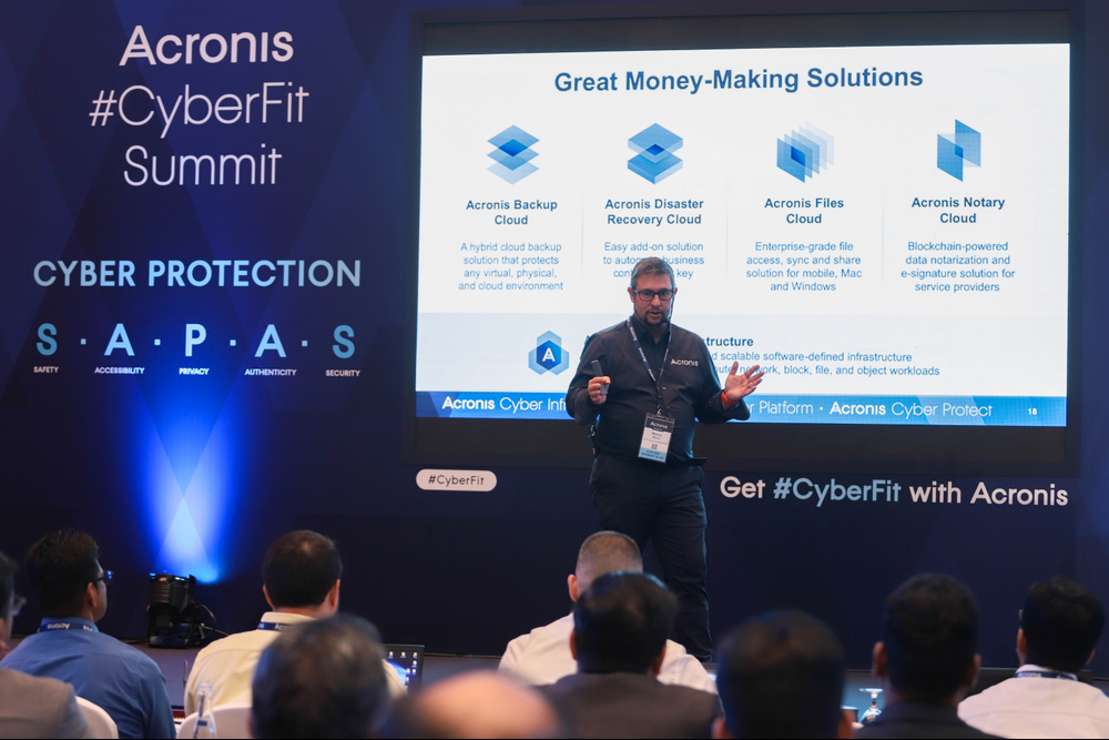 Highlights from the Acronis CyberFit Summit