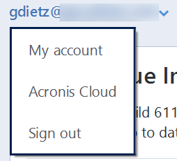 account acronis true image