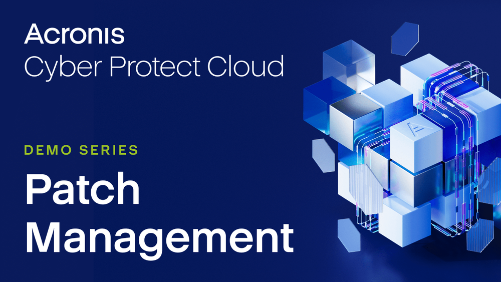 Acronis RMM - Patch Management Demo